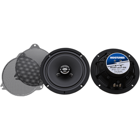 HOGTUNES 14 - 19 FLHT/FLTR 6.5" FRT SPEAKERS W/GRILLS (462F - RM) - DRIVEN Canada's Powersports 4405 - 0556462F - RM