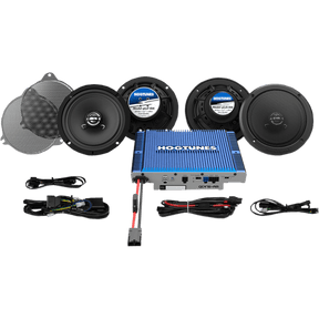 HOGTUNES 300 WATT 4 CHANNEL AMP W/G4 FRONT/REAR SPEAKERS (QC ULTRA 4 - RM) - DRIVEN Canada's Powersports 4405 - 0785QC ULTRA 4 - RM