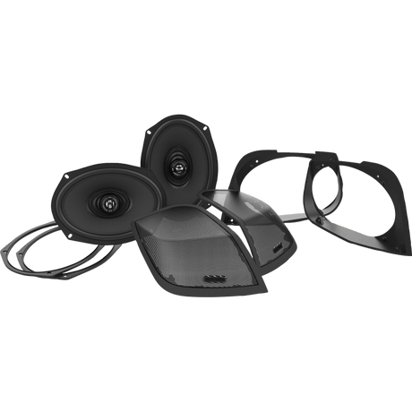 HOGTUNES CUT IN LID WITH 6X9" SPEAKERS (RETRO 692 LID - RM) - DRIVEN Canada's Powersports RETRO 692 LID - RM