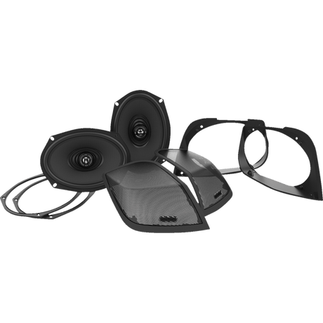 HOGTUNES CUT IN LID WITH 6X9" SPEAKERS (RETRO 692 LID - RM) - DRIVEN Canada's Powersports RETRO 692 LID - RM