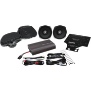 HOGTUNES FRONT/REAR SPEAKER/AMP KIT 11 - 13 ROAD GLIDE ULTRA (REV 450 RGU KIT - AA) - DRIVEN Canada's Powersports 4405 - 0710REV 450 RGU KIT - AA