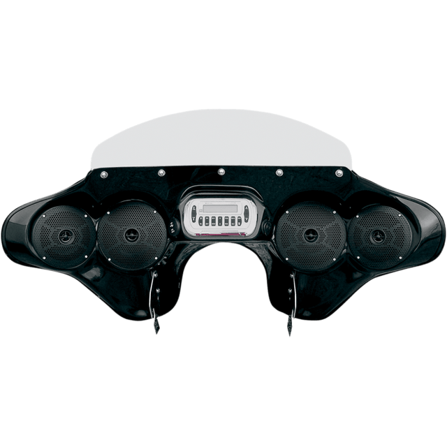 HOPPE INDUSTRIES 93 - 17 FLSTF BATWING FAIRING W/STEREO (HPKT - 0006A) - DRIVEN Canada's Powersports HPKT - 0006A