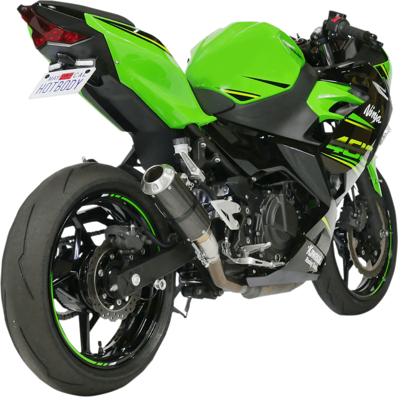HOT BODIES SLIP - ON CARBON/SS MGP KAW NINJA 400 18' (51801 - 2404) - DRIVEN Canada's Powersports 51801 - 2404