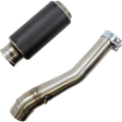 HOT BODIES SLIP - ON MATTE CARBON MGP STINGER HON CBR250R 11 - 14 (41102 - 2405) - DRIVEN Canada's Powersports 41102 - 2405