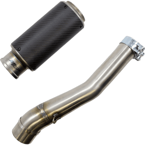 HOT BODIES SLIP - ON MATTE CARBON MGP STINGER HON CBR250R 11 - 14 (41102 - 2405) - DRIVEN Canada's Powersports 41102 - 2405