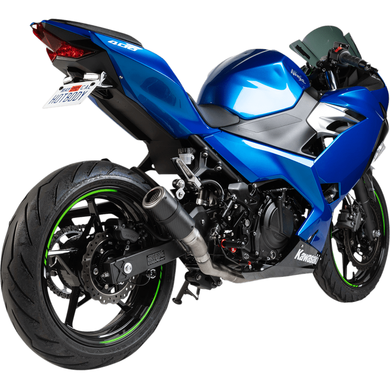HOT BODIES SLIP - ON MATTE CARBON MGP STINGER KAW NINJA 400 18 (51801 - 2405) - DRIVEN Canada's Powersports 51801 - 2405