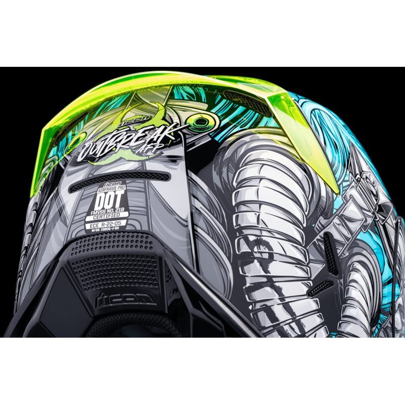 ICON HLMT AFP OUTBREAK Blue Other - Driven Powersports