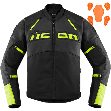 ICON JKT CONTRA2 CE HIVIZ - DRIVEN Canada's Powersports 2810 - 36552810 - 3655