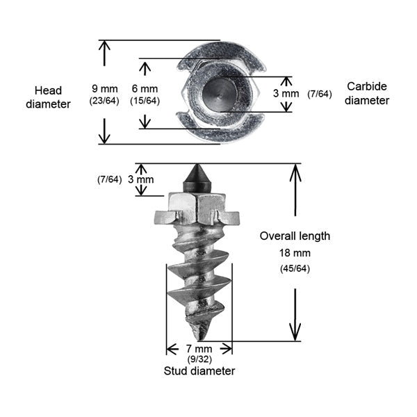 IGRIP TIRE STUDS SS15R - DRIVEN Canada's Powersports 185568001215SS - 15200R
