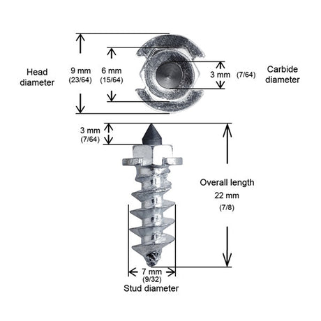 IGRIP TIRE STUDS SS18R - DRIVEN Canada's Powersports 185568001161SS - 181000R