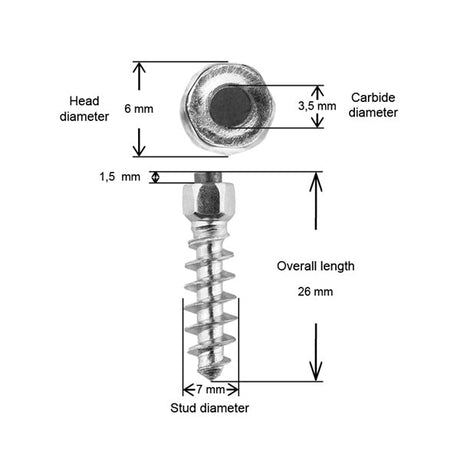 IGRIP TIRE STUDS ST25 - DRIVEN Canada's Powersports 185568000263ST - 251000