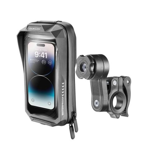 INTERPHONE 7" WATERPROOF QUIKLOX CASE WITH HANDLEBAR MOUNT (SMQUIKLOXWPPRO) - DRIVEN Canada's Powersports SMQUIKLOXWPPRO
