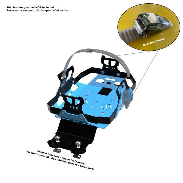 ITEK GAS CAN BRACKET KIT - DRIVEN Canada's Powersports 9999999989RACK02 - SD - BO