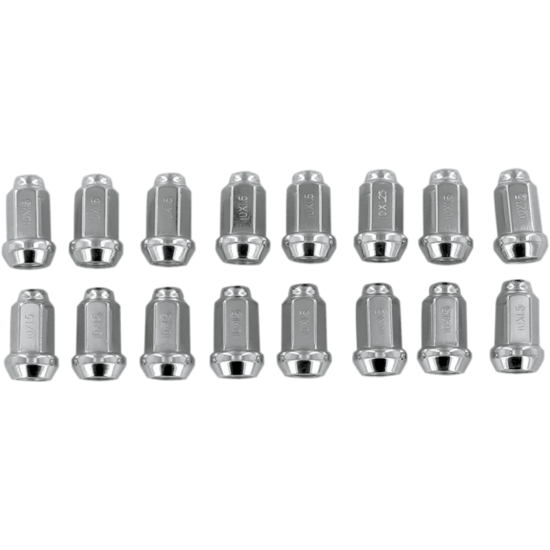 ITP 10 X 1.50 TAPER CHROME LUG NUT 16/BOX (ALUG17BX) - DRIVEN Canada's Powersports 033259004109ALUG17BX
