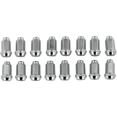 ITP 10 X 1.50 TAPER CHROME LUG NUT 16/BOX (ALUG17BX) - DRIVEN Canada's Powersports 033259004109ALUG17BX