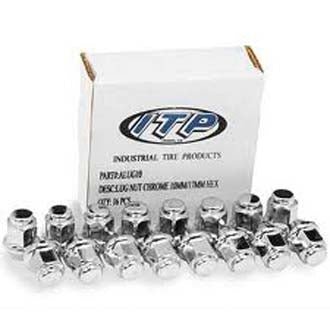 ITP 12MM X 1.25 TAPER CHROME LUG NUT 17MM HEAD (ALUG19BX) - DRIVEN Canada's Powersports 033259112316ALUG19BX