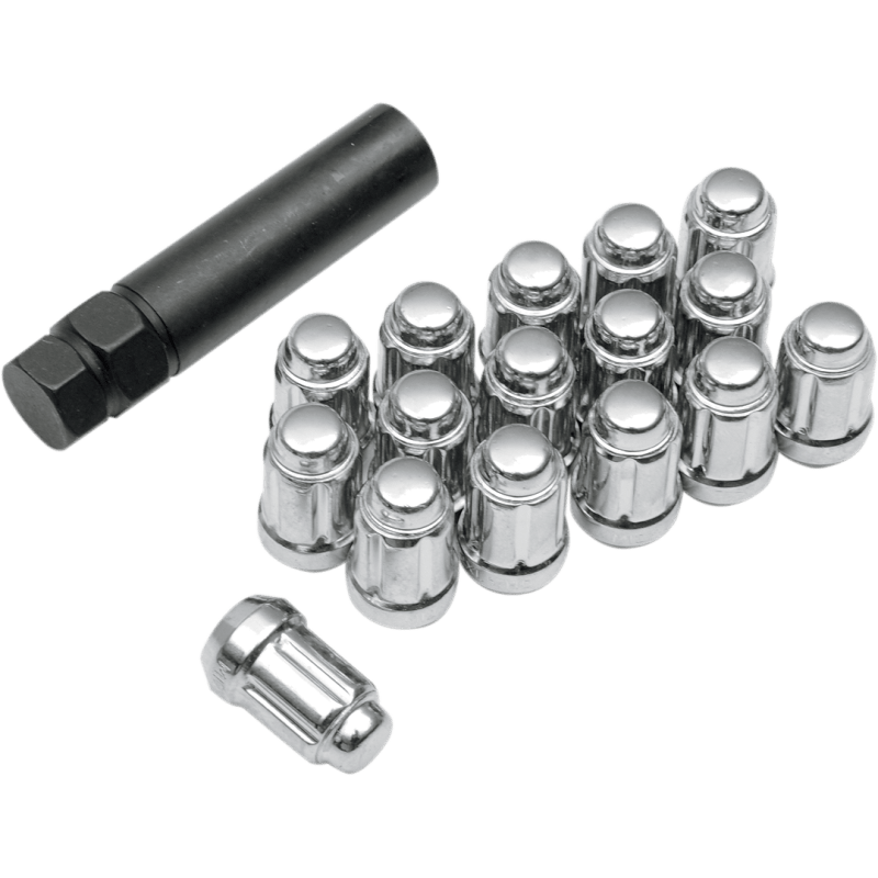 ITP 12MM X 1.50 SPLINED TAPER CHROME LUG NUT + KEY (ALUG20BX) - DRIVEN Canada's Powersports 033259132482ALUG20BX