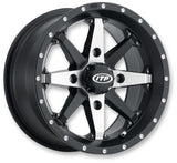 ITP CYCLONE WHEEL 15X7 4/110 5+2 BLACK MACHINED - DRIVEN Canada's Powersports 0709641162531522307727B