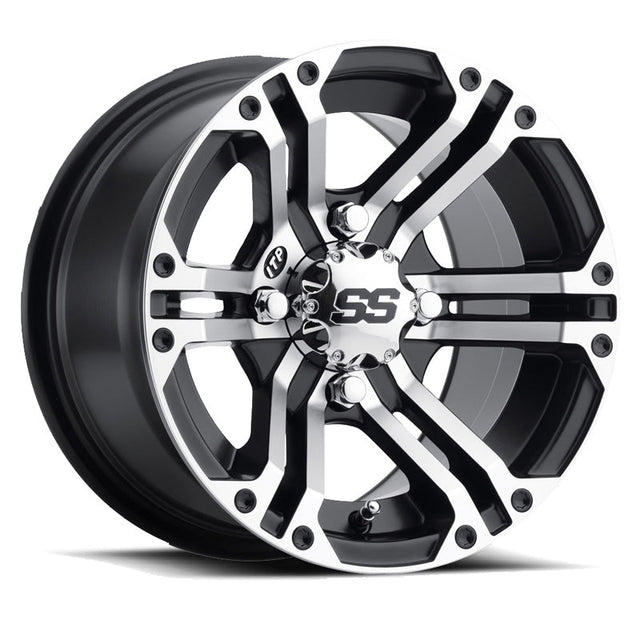 ITP SS ALLOY SS212 15X7 4/110 5+2 (BLACK MACHINED) - DRIVEN Canada's Powersports 0332591300821528435404B