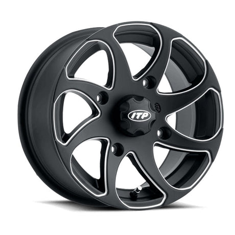 ITP TWISTER 14X7 4/110 5+2 (BLACK MILLED ACCENT) RIGHT - DRIVEN Canada's Powersports 0709641209461422326727BR