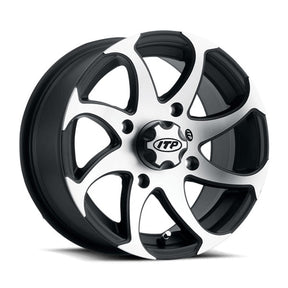 ITP TWISTER 14X7 4/136 5+2 (BLACK MACHINED) RIGHT (1422328536BR) - DRIVEN Canada's Powersports 0709641209221422328536BR