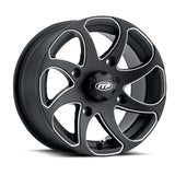 ITP TWISTER 14X7 4/156 5+2 (BLACK MILLED ACCENT) RIGHT - DRIVEN Canada's Powersports 0709641209601422329727BR