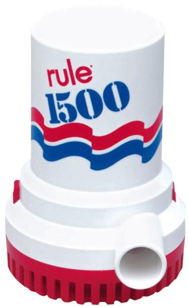 JABSCORULE 1,500 GPH PUMP, 12V (02) - DRIVEN Canada's Powersports 04223708330202