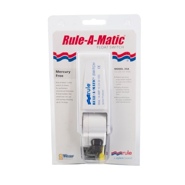 JABSCORULE RULE - A - MATIC SWITCHE BILGE PUMP (35A) - DRIVEN Canada's Powersports 04223709543535A