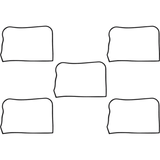 JAMES GASKET 84 - 91 B/T R/CVR UPPER RUBBER (5) (JGI - 17356 - 84 - A) - DRIVEN Canada's Powersports 840037904205JGI - 17356 - 84 - A