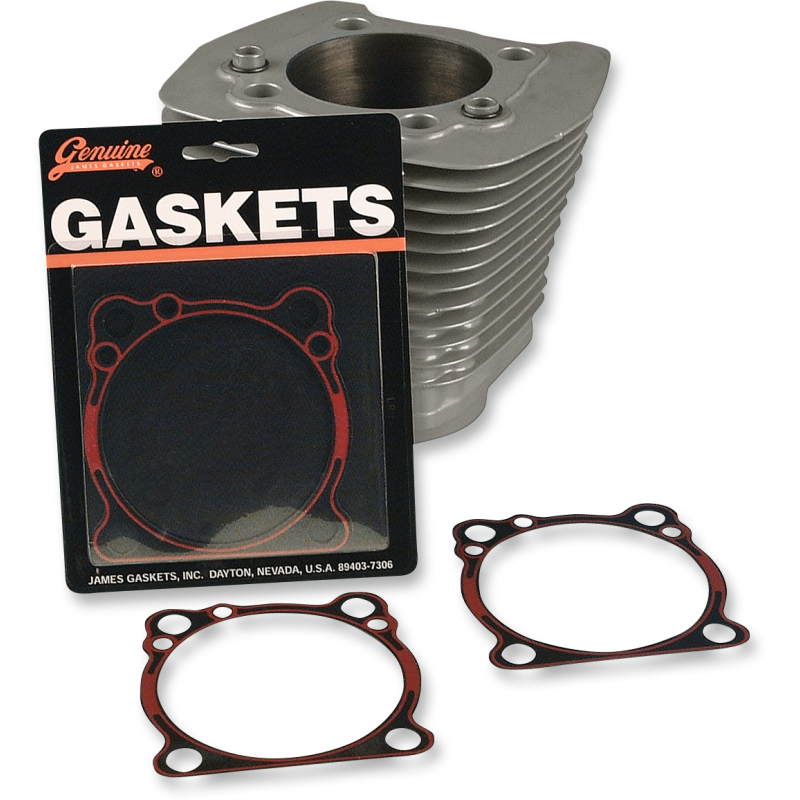 JAMES GASKET 86 - 12 BASE GASK METAL/BEAD .020 2PACK - DRIVEN Canada's Powersports 840037902614JGI - 16774 - 96
