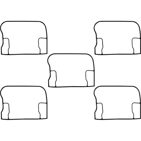 JAMES GASKET 92 - 99 B/T R/CVR UPPER RUBBER (5) (JGI - 17356 - 92) - DRIVEN Canada's Powersports 840037904212JGI - 17356 - 92