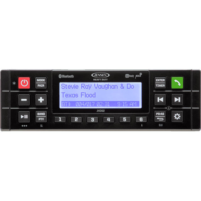 JENSEN HEAVY DUTYT BLUETOOTH STEREO (JHD62B) - DRIVEN Canada's Powersports JHD62B