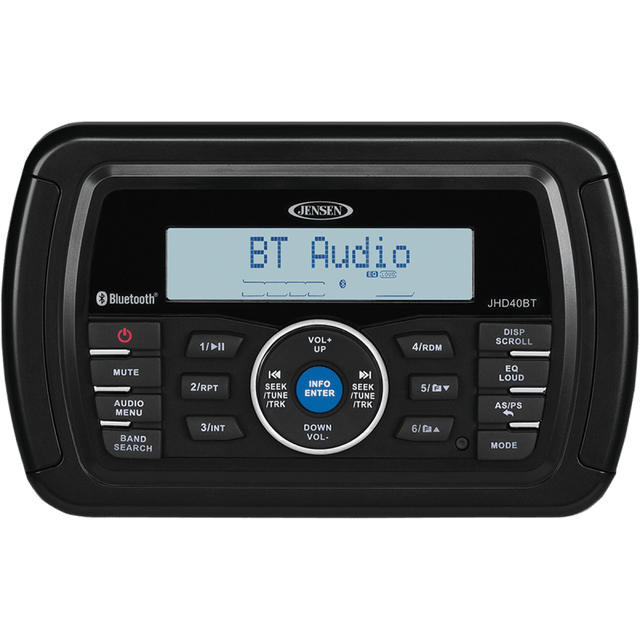 JENSEN STEREO JHD40BT BLUETOOTH - DRIVEN Canada's Powersports JHD40BT