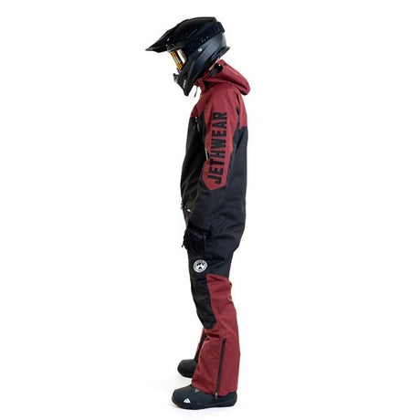 JETHWEAR 1 PIECE THEONE V2 MEN BK/BURG SHELL - DRIVEN Canada's Powersports 7340107562494J2531 - 080 - XS