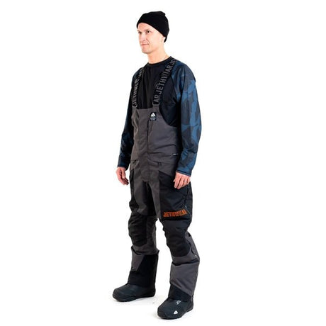 JETHWEAR BIB PANT MEN TREELINE BK/IRON/OG SHELL - DRIVEN Canada's Powersports 7340107561862J2522 - 025 - S