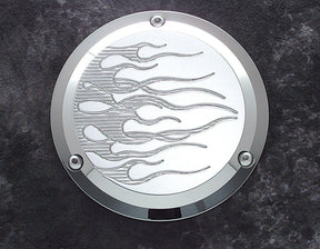 JOKER MACHINE 70 - 98 B/T DERBY CVR 3 HOLE FLAME CHROME (921017FC) - DRIVEN Canada's Powersports 921017FC
