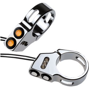 JOKER MACHINE DUAL RAT EYE FORK MOUNT T/SS 41MM CHROME (PR) (05 - 200 - 2C) - DRIVEN Canada's Powersports 05 - 200 - 2C