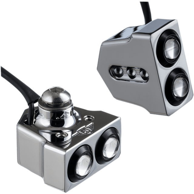 JOKER MACHINE DUAL RAT EYE SIDE MOUNT T/S CHROME (PR) - DRIVEN Canada's Powersports 05 - 208 - AC