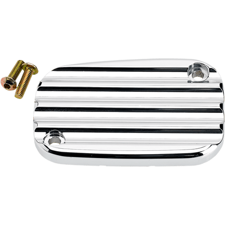 JOKER MACHINE FL/VROD FR MASTER CYL CVR FINNED CHROME (08 - 002C) - DRIVEN Canada's Powersports 08 - 002C