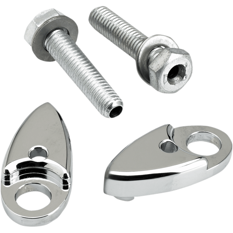 JOKER MACHINE T.S. SIDE RAIL ADAPTER PLATE DYNA CHROME (PR) (05 - 55 - 3C) - DRIVEN Canada's Powersports 05 - 55 - 3C