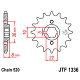 JT SPROCKETS SPROCKET FRONT 520 13T - DRIVEN Canada's Powersports 824225200560JTF1336.13