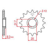 JT SPROCKETS SPROCKET FRONT 520 14T - DRIVEN Canada's Powersports 824225208658JTF1539.14RB