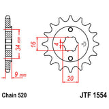 JT SPROCKETS SPROCKET FRONT 520 14T (JTF1554.14) - DRIVEN Canada's Powersports 824225200980JTF1554.14