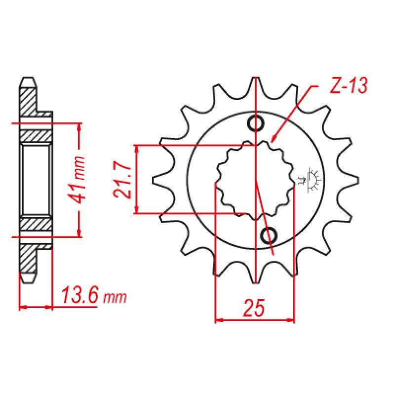 JT SPROCKETS SPROCKET FRONT 520 15T - DRIVEN Canada's Powersports 824225208559JTF1307.15RB