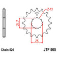 JT SPROCKETS SPROCKET FRONT 520 18T (JTF565.18) - DRIVEN Canada's Powersports 824225204940JTF565.18