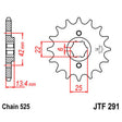 JT SPROCKETS SPROCKET FRONT 525 16T (JTF291.16) - DRIVEN Canada's Powersports 824225202151JTF291.16