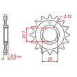 JT SPROCKETS SPROCKET FRONT 525 17T (JTF1537.17RB) - DRIVEN Canada's Powersports 824225208641JTF1537.17RB