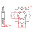 JT SPROCKETS SPROCKET FRONT 530 15T (JTF743.15) - DRIVEN Canada's Powersports 824225208924JTF743.15