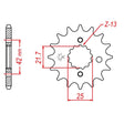 JT SPROCKETS SPROCKET FRONT 530 17T (JTF513.17RB) - DRIVEN Canada's Powersports 824225208337JTF513.17RB