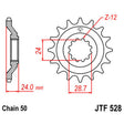 JT SPROCKETS SPROCKET FRONT 530 17T (JTF528.17) - DRIVEN Canada's Powersports 824225204483JTF528.17